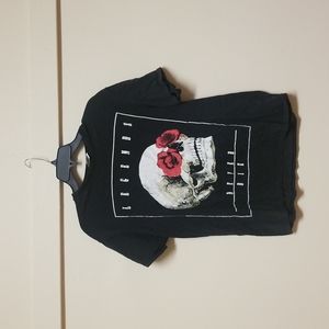 Black Legends Never Die skull t shirt